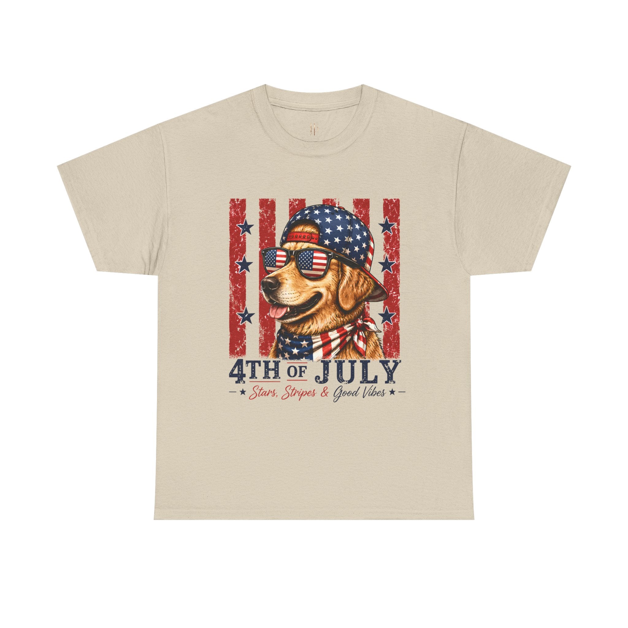 4th of July Patriotic Dog Tee