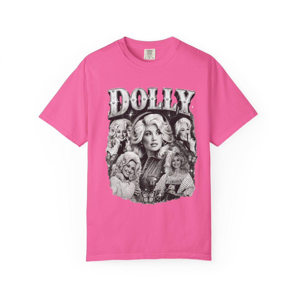 Dolly Portrait Vintage Bootleg Garment-Dyed T-Shirt