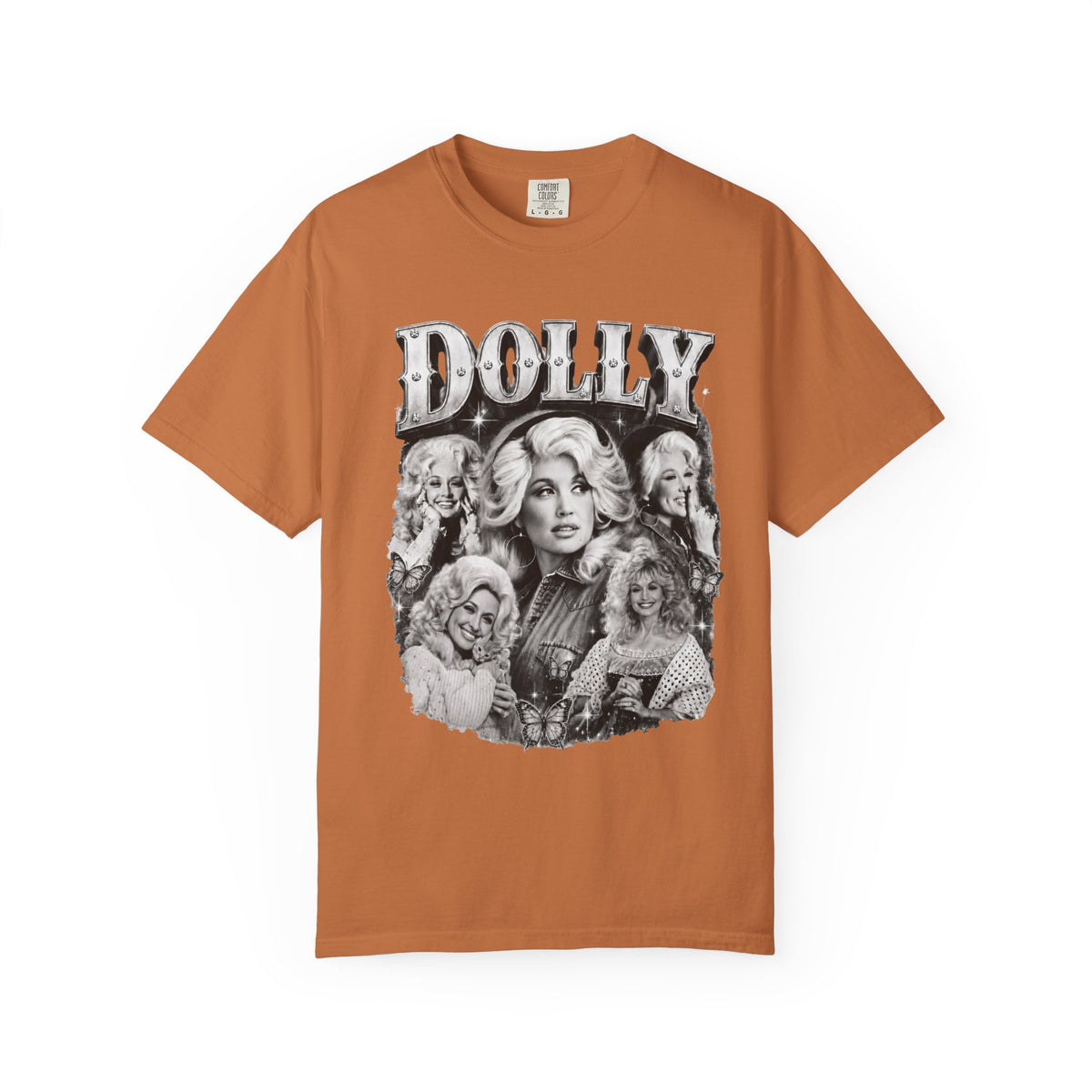 Dolly Portrait Vintage Bootleg Garment-Dyed T-Shirt