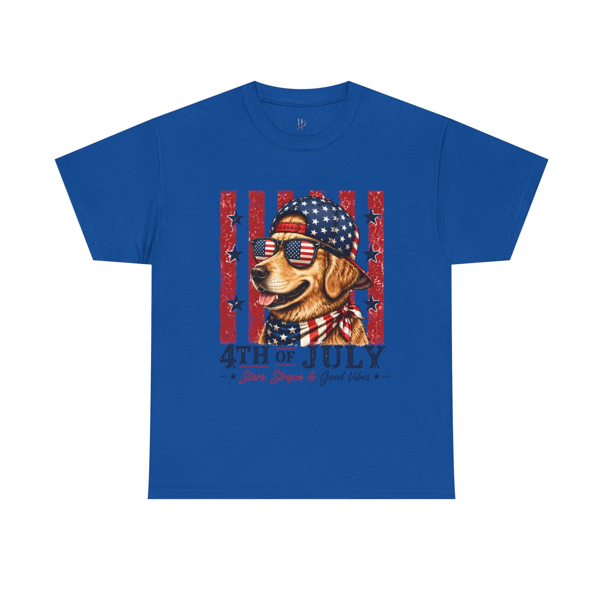 4th of July Patriotic Dog Tee