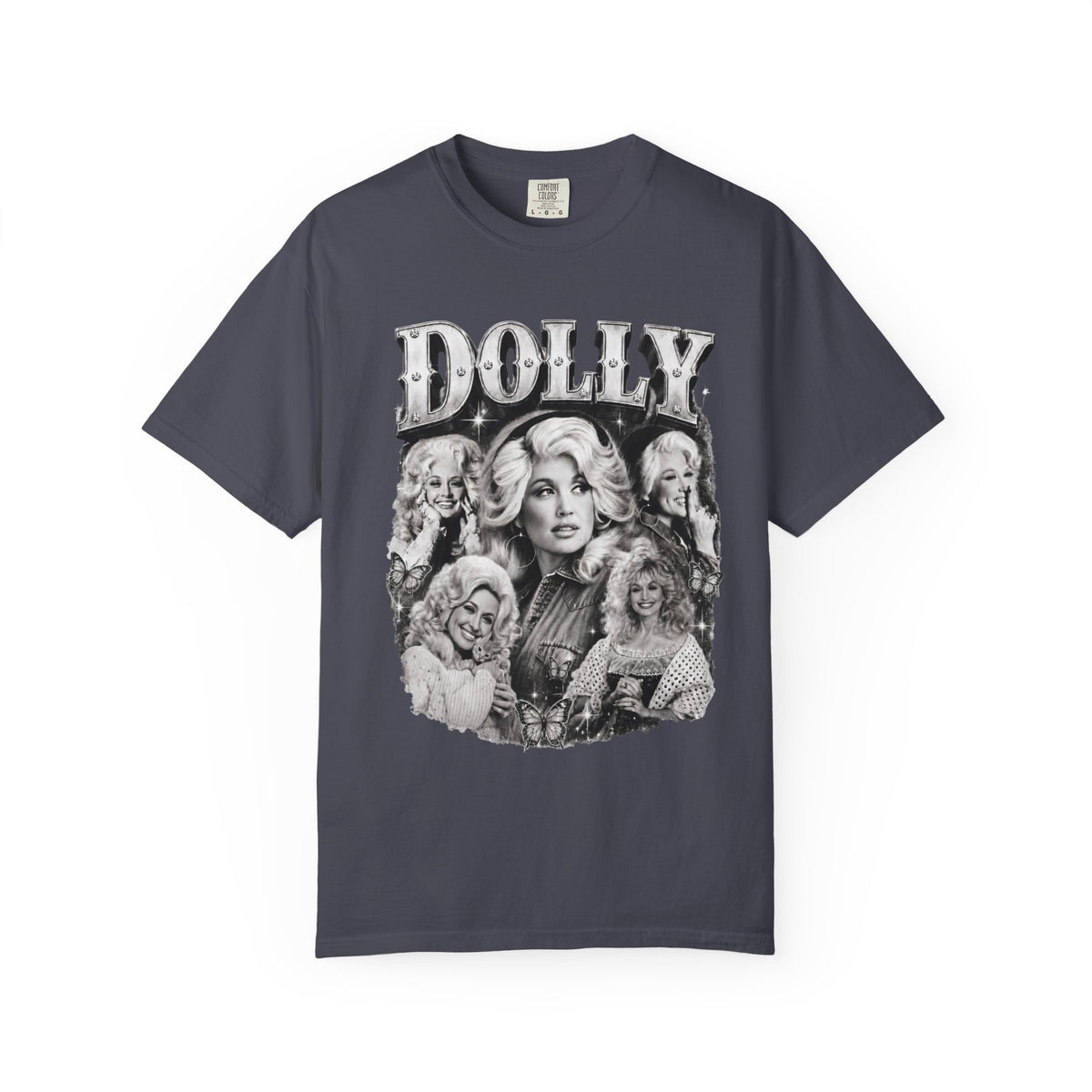 Dolly Portrait Vintage Bootleg Garment-Dyed T-Shirt
