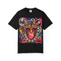 Retro Pop Leopard Graphic T-Shirt