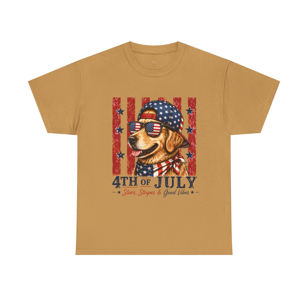 4th of July Patriotic Dog Tee