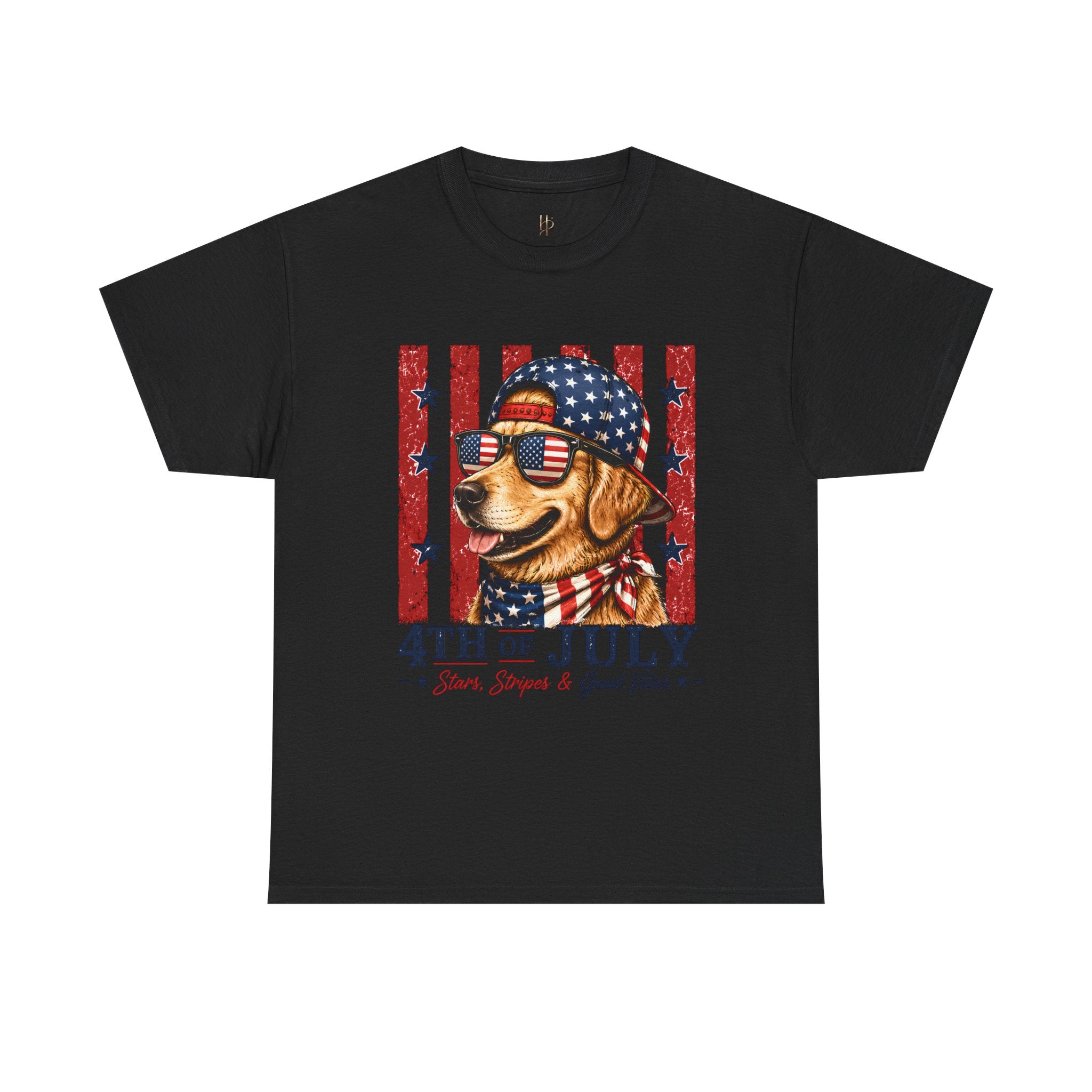 4th of July Patriotic Dog Tee