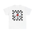 Personalized Teacher Tee | Custom Name Checkered Bow Apple Shirt