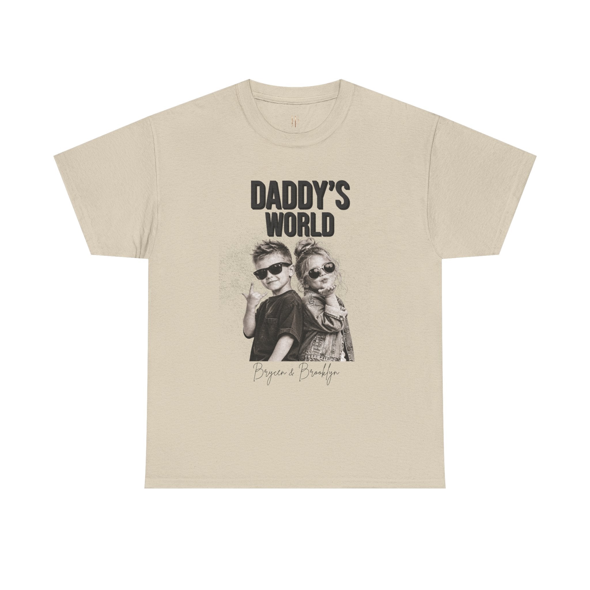 Daddy’s World Personalized Photo Shirt
