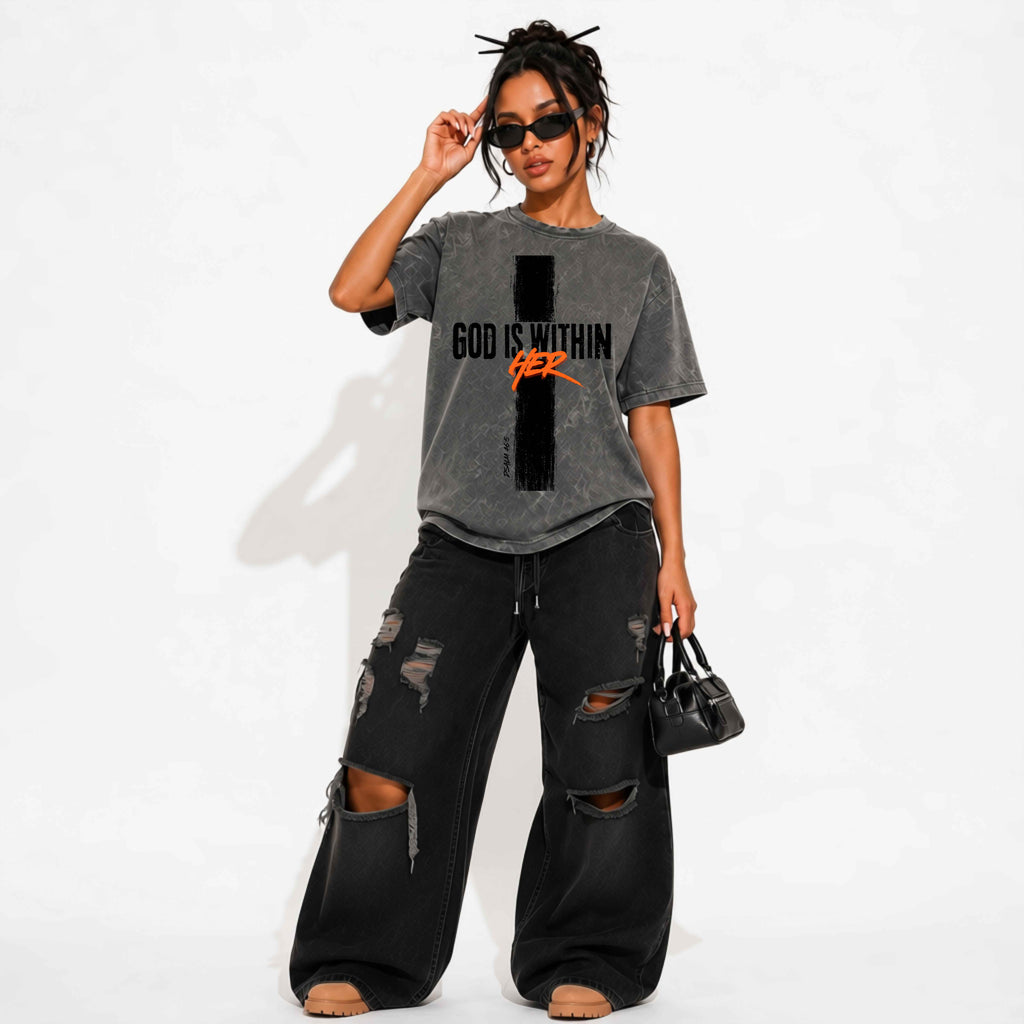 God is Within Her Vintage T-Shirt