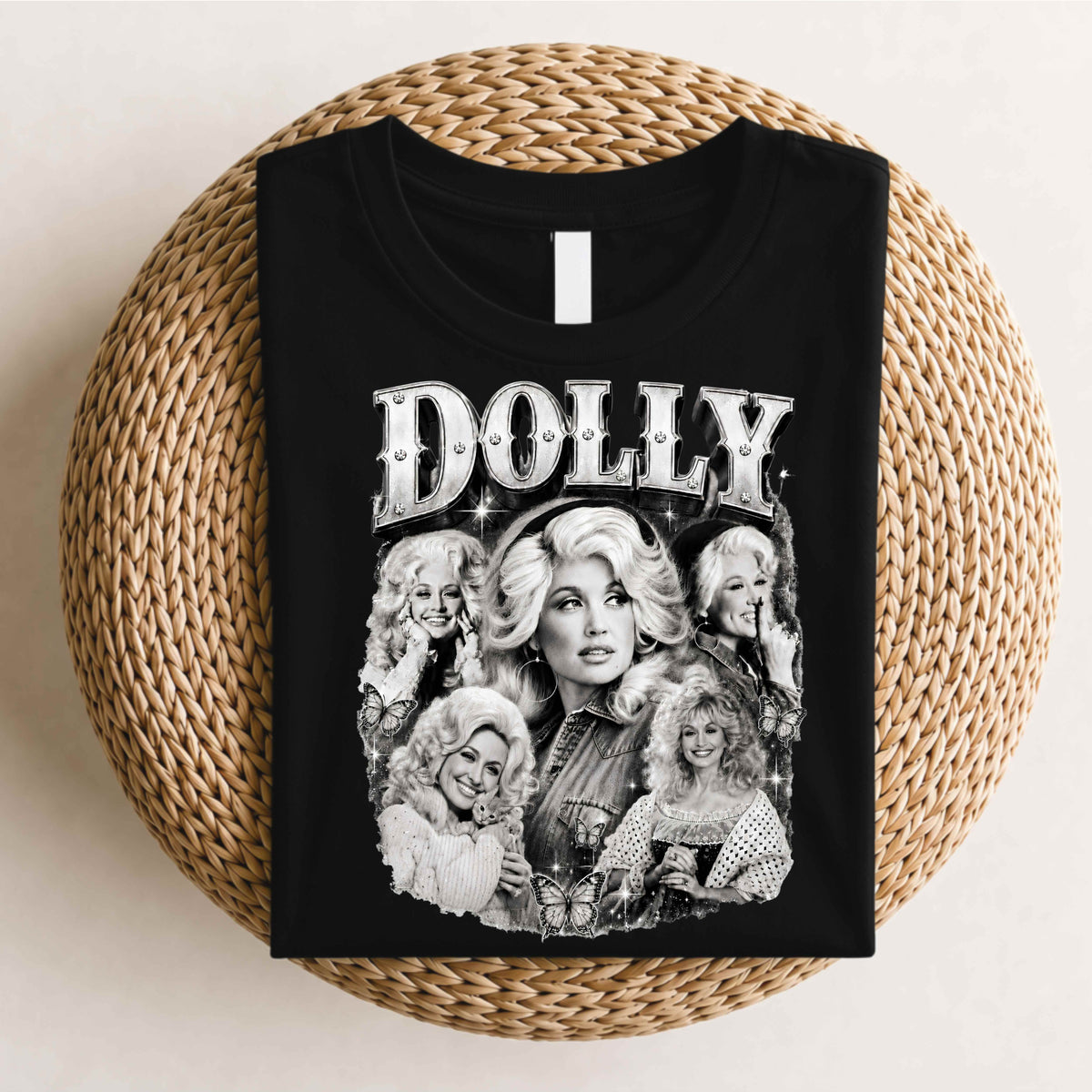 Dolly Portrait Vintage Bootleg Garment-Dyed T-Shirt