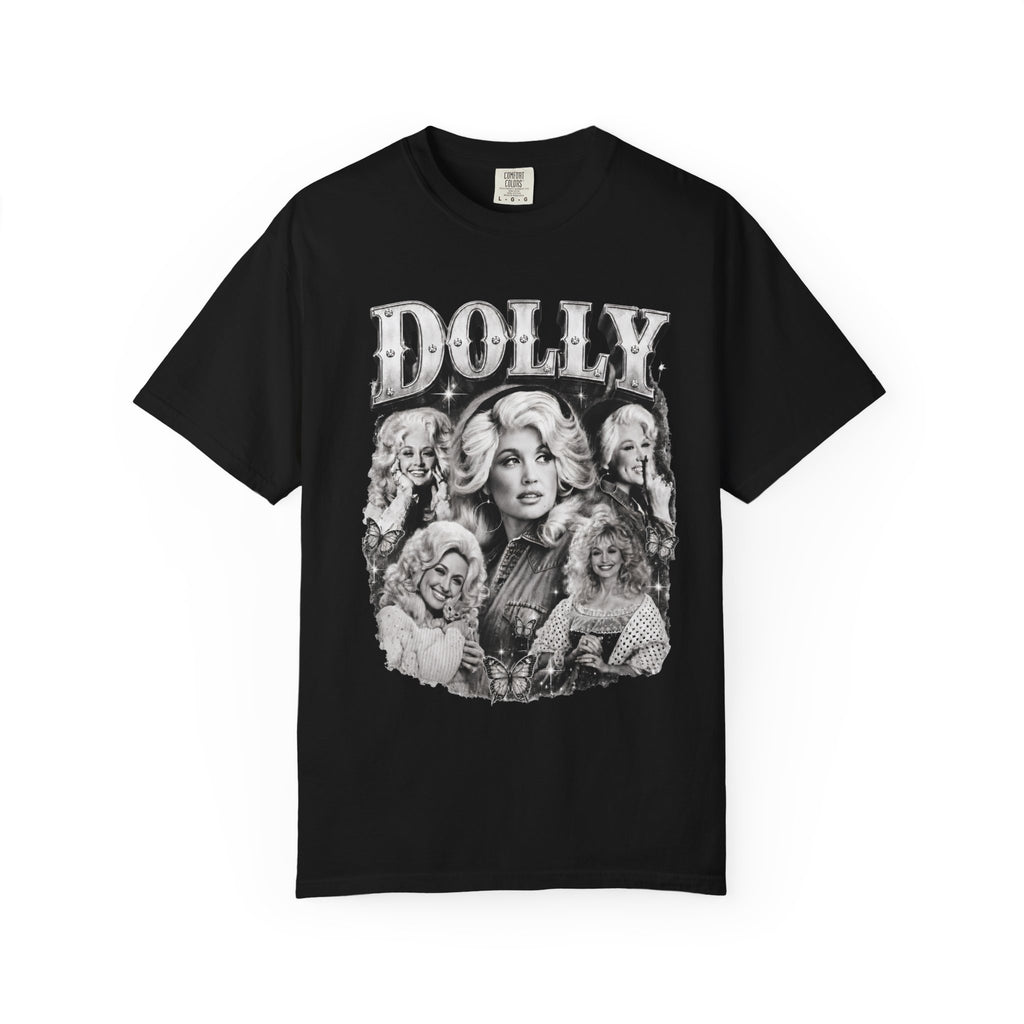 Dolly Portrait Vintage Bootleg Garment-Dyed T-Shirt