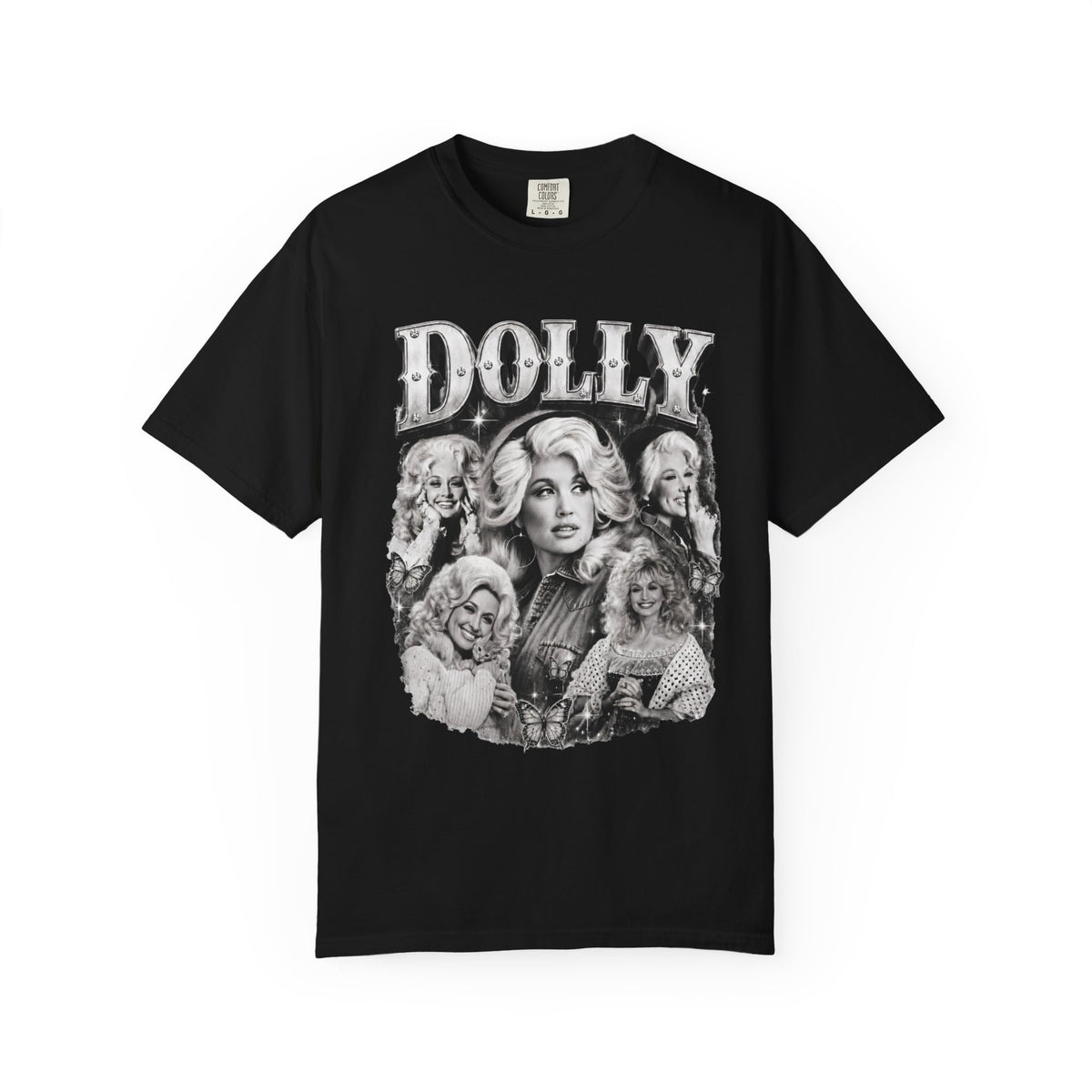Dolly Portrait Vintage Bootleg Garment-Dyed T-Shirt