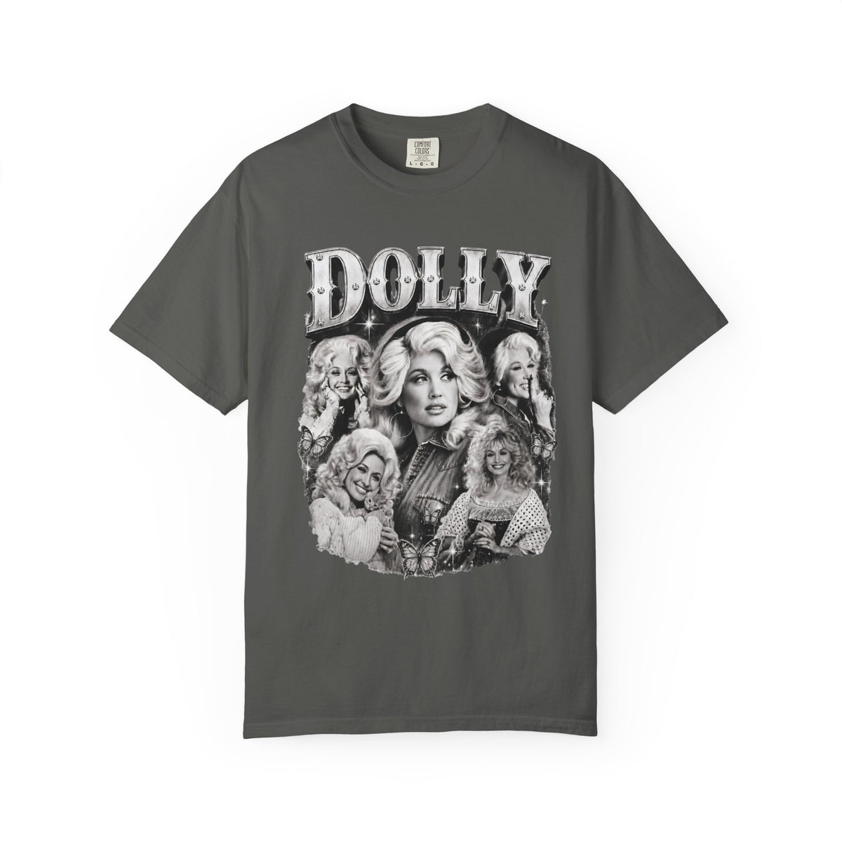 Dolly Portrait Vintage Bootleg Garment-Dyed T-Shirt