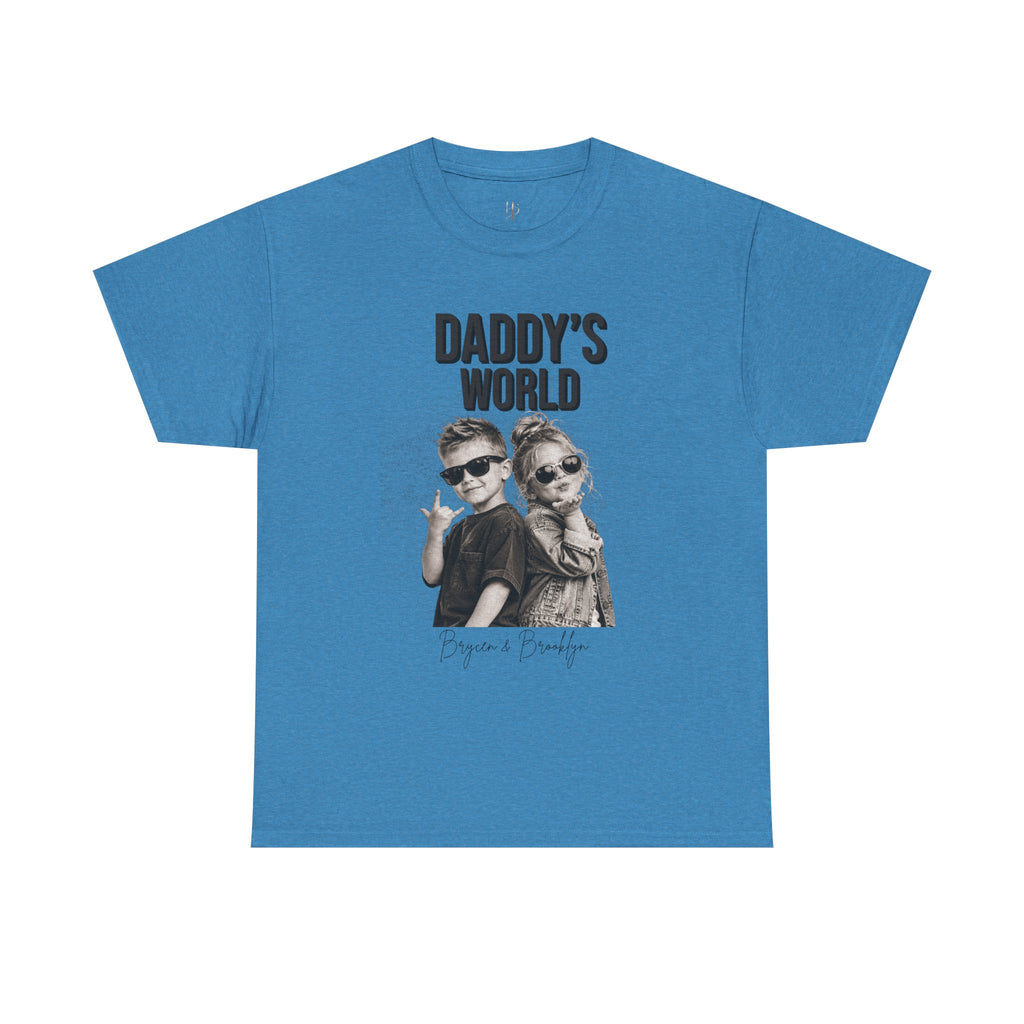 Daddy’s World Personalized Photo Shirt