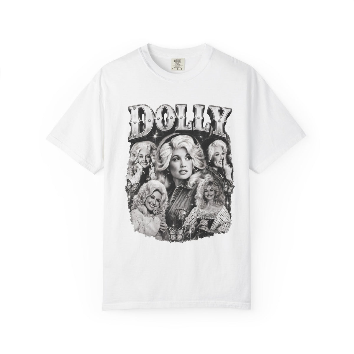 Dolly Portrait Vintage Bootleg Garment-Dyed T-Shirt