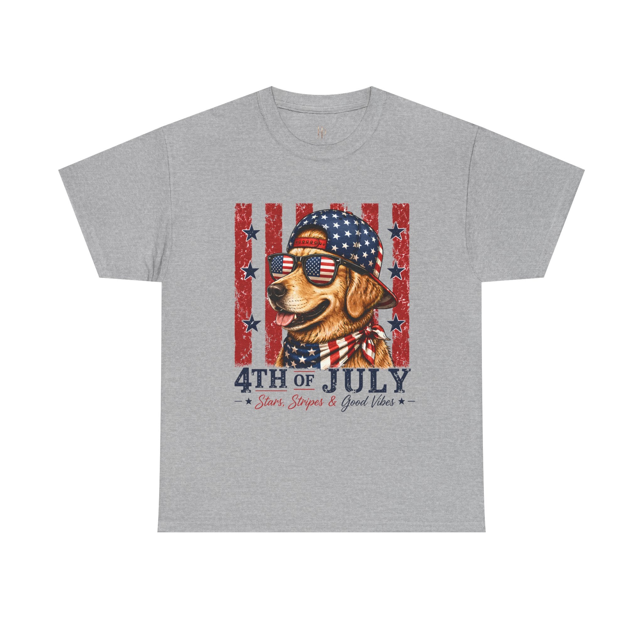4th of July Patriotic Dog Tee